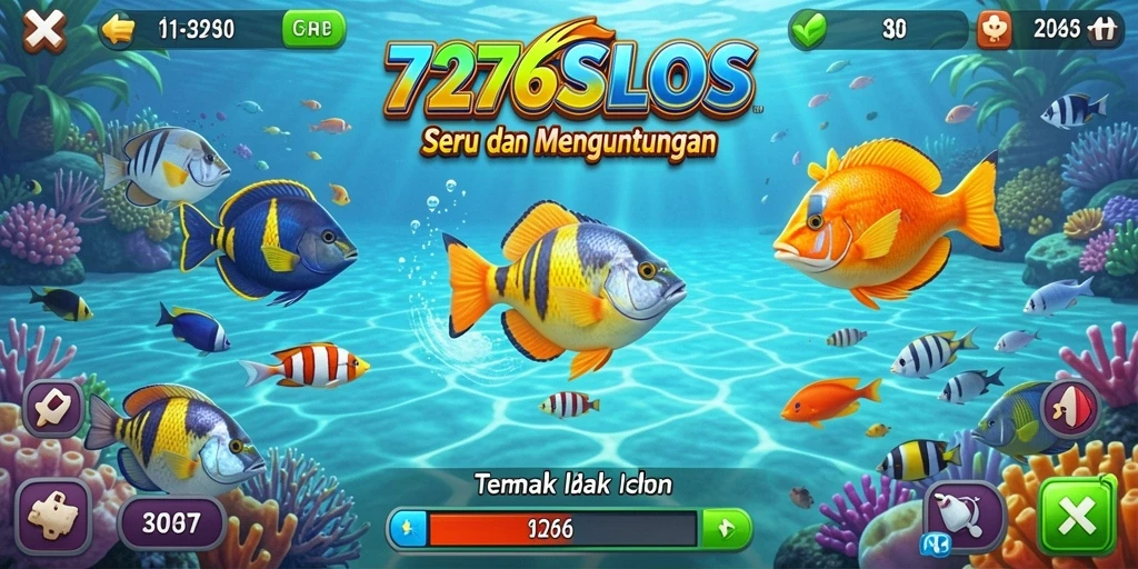 Gameplay Tembak Ikan yang seru dan menantang di 7276SLOTS.