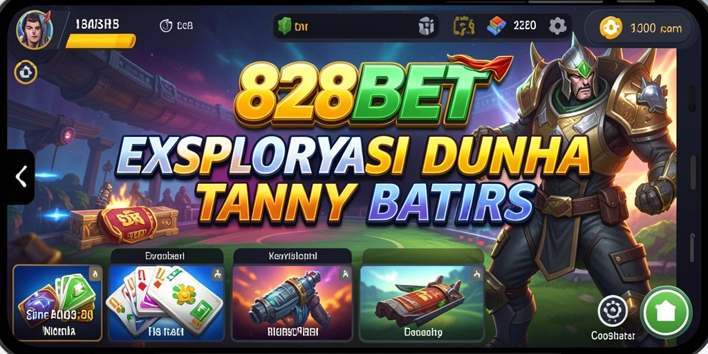Screenshot utama 828BET menunjukkan gameplay eksplorasi yang menakjubkan.