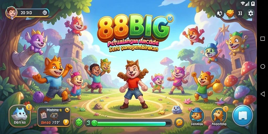 Screenshot menampilkan gameplay seru dan tantangan dalam 88BIG.
