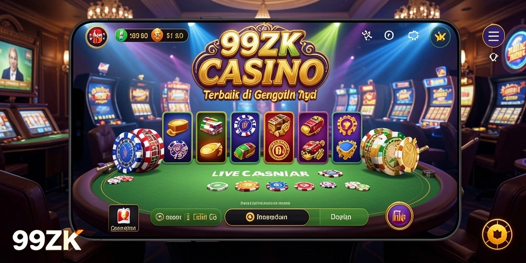 Tampilan screenshot gameplay Live Casino yang menarik dan interaktif.