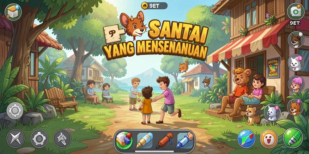 Tangkapan layar dari gameplay <strong>9ET</strong> yang seru dan mengasyikkan.