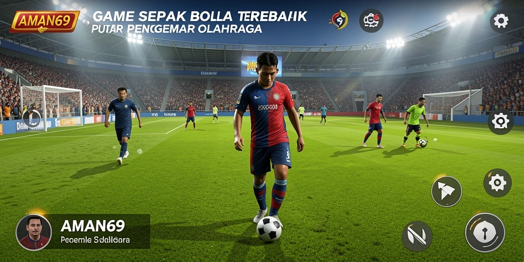 Gameplay sepak bola yang mendebarkan dengan grafis memukau.