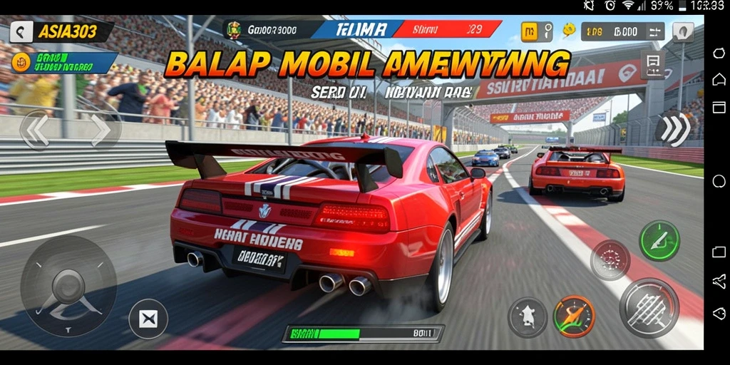 Gameplay menarik dalam balapan mobil di ASIA303.