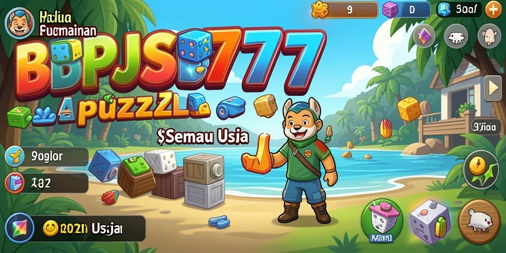 Tampilan gameplay menarik dari BPJS777 yang penuh tantangan Puzzle.