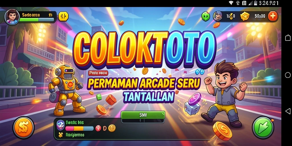 Screenshot gameplay COLOKTOTO yang menunjukkan keseruan tantangan.