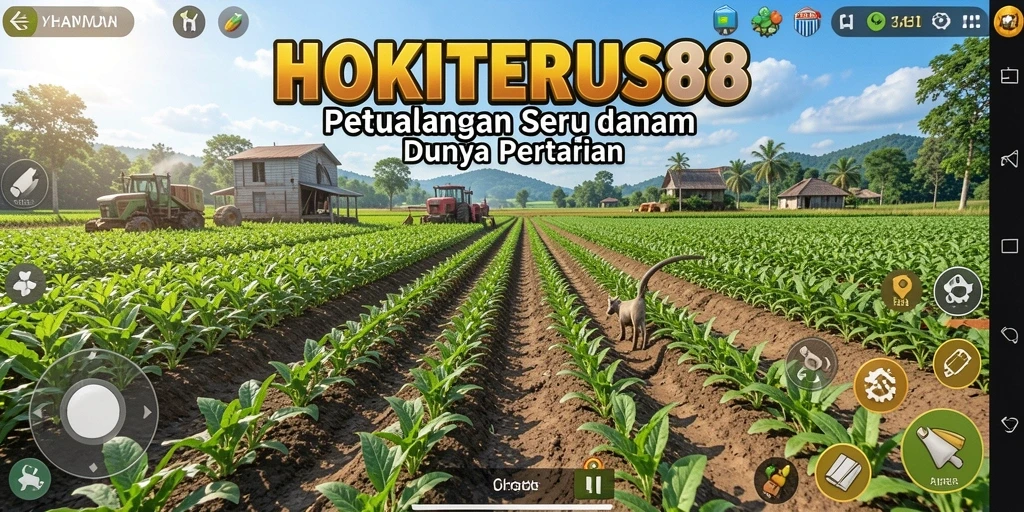Tampilan gameplay HOKITERUS88 yang penuh warna dan interaktif.