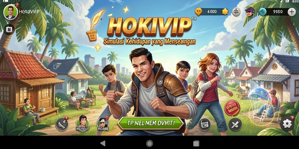 Tampilan gameplay HOKIVIP yang menarik dan interaktif.