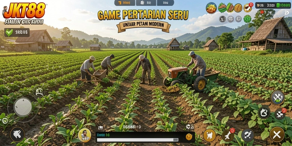 Screenshot menunjukkan gameplay seru dan interaktif dari JKT88.