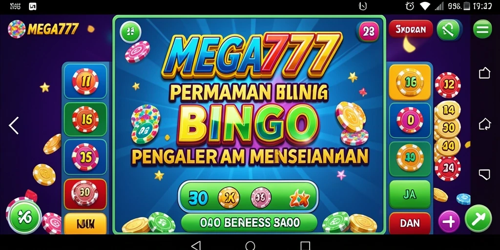 Gameplay Bingo yang seru dan menghibur di MEGA777.