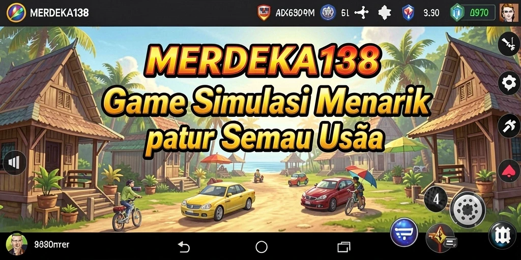 Tampilan gameplay yang realistis dan mendalam di MERDEKA138.
