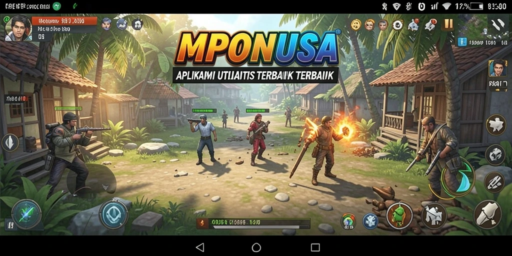 Tampilan utama MPONUSA dengan berbagai fitur Utility yang menarik.