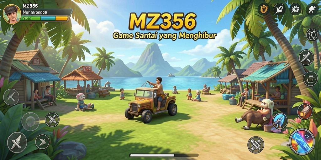 Screenshot gameplay MZ356 yang menunjukkan keseruan bermain santai.