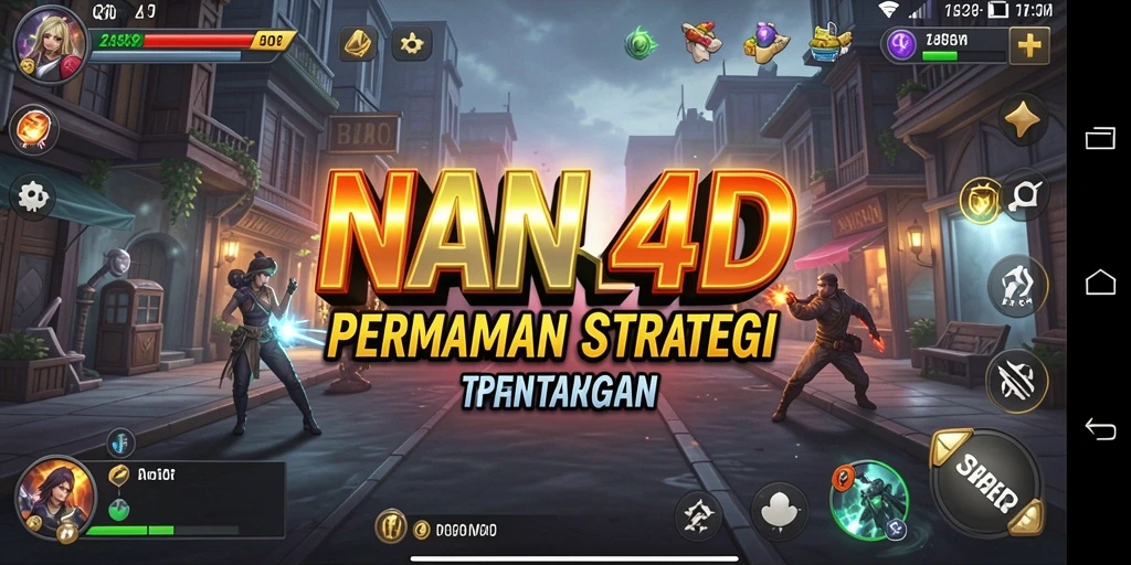 Tangkapan layar NANA4D menampilkan intensitas pertandingan strategi yang menegangkan.