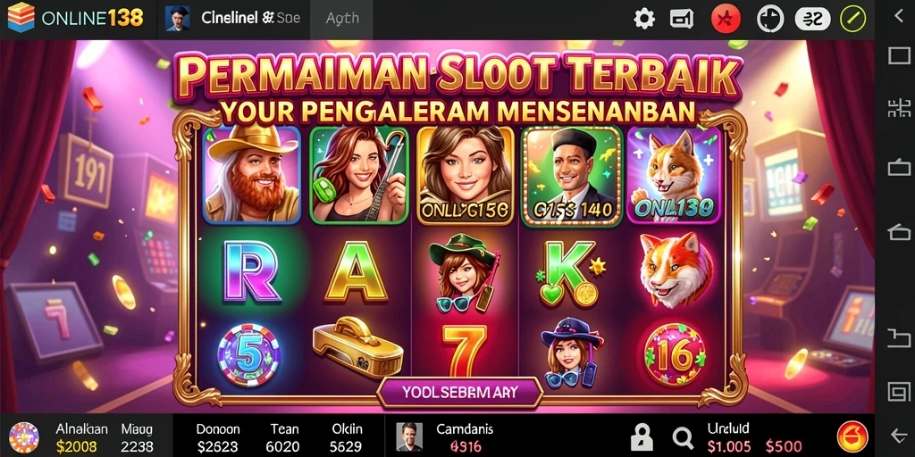 Tampilan gameplay slot yang seru dan mengasyikkan di ONLINE138.