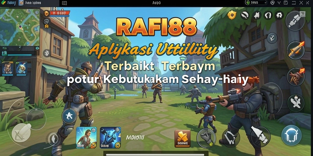 Tangkapan layar utama dari <strong>RAFI88</strong> menunjukkan antarmuka aplikasi Utility yang ramah pengguna.