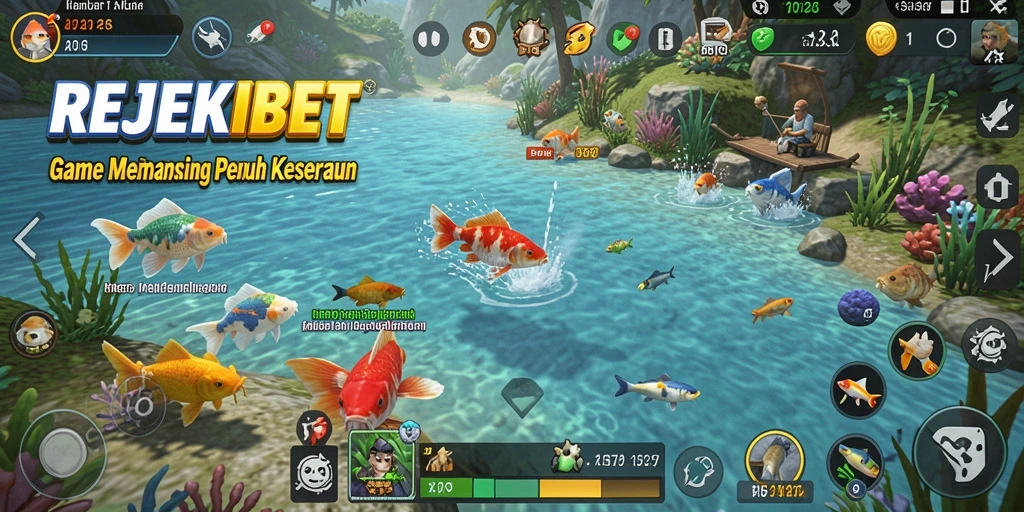 Tangkapan ikan besar di REJEKIBET yang siap dipamerkan.