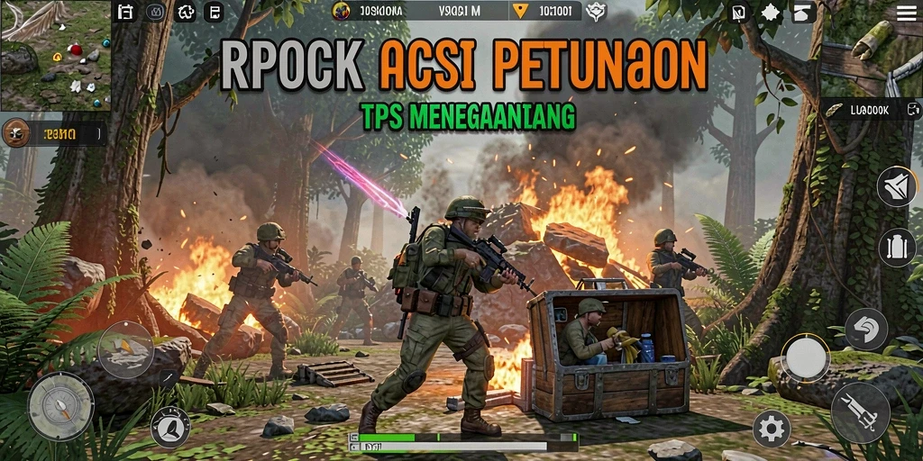 Tampilan gameplay RPOK yang penuh aksi dan strategi.