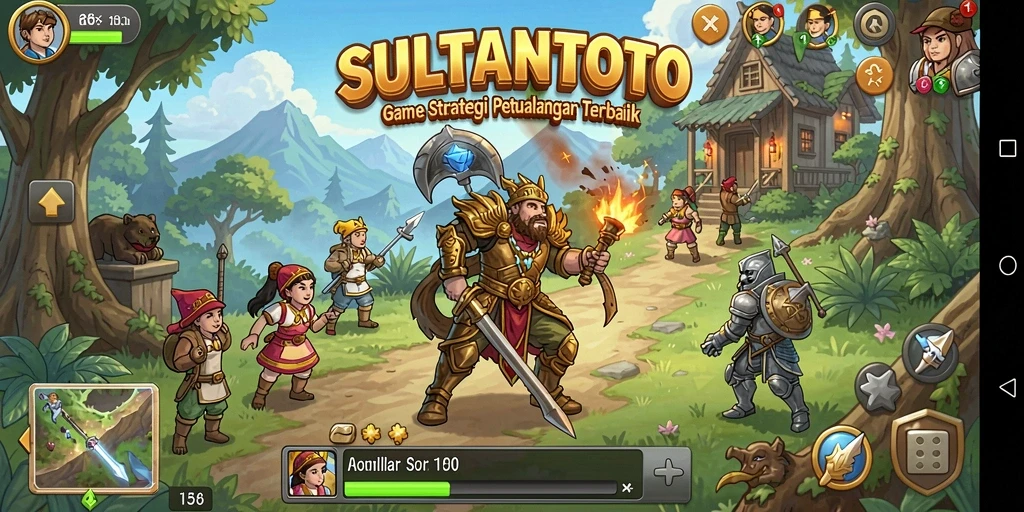 Menampilkan aksi pertempuran seru di SULTANTOTO.